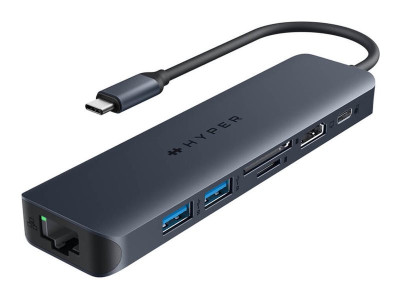 Targus : HYPERDRIVE ECOSMART GEN.2 UNIVERSAL USB-C 7-IN-1 HUB W 100