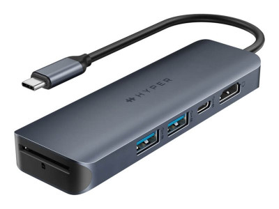 Targus : HYPERDRIVE ECOSMART GEN.2 UNIVERSAL USB-C 6-IN-1 HUB W 100