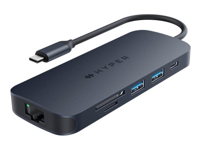 Targus : HYPERDRIVE ECOSMART GEN.2 UNIVERSAL USB-C 8-IN-1 HUB 140W
