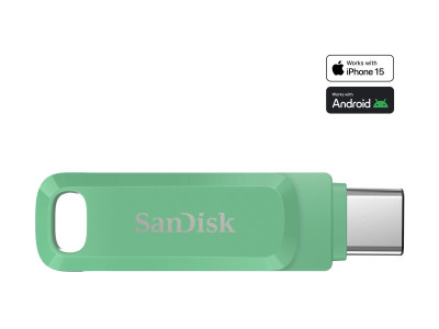 SANDISK : ULTRA DUAL drive GO USB TYPE- C ABSIN.GREEN GLOBAL 400MB/S 256GB