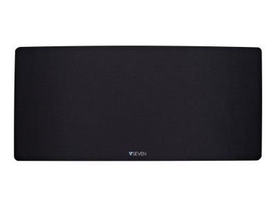 V7 : ANTIMICROBIAL DESK MAT MOUSEPAD BLACK 35.4 X 16.5IN (90 X 42 CM)