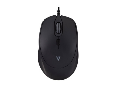 V7 : USB WIRED PRO SILENT MOUSE ADJUSTABLE 1200/1600/2400DPI