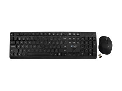 V7 : PRO WIRELESS KEYBOARD MOUSE US QWERTY US ENGLISH LASERED KEYCAP