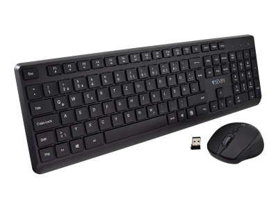 V7 : PRO WIRELESS KEYBOARD MOUSE de QWERTZ GERMAN LASERED KEYCAP