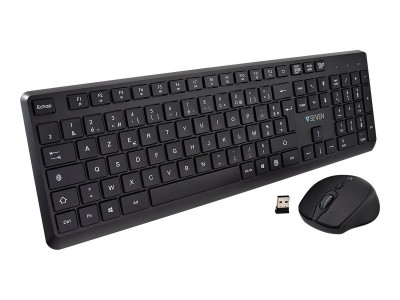 V7 : PRO WIRELESS KEYBOARD MOUSE fr AZERTY FRENCH LASERED KEYCAP