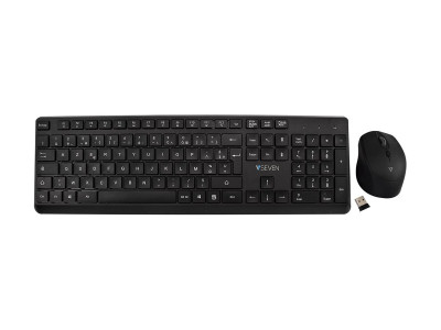 V7 : PRO WIRELESS KEYBOARD MOUSE fr AZERTY FRENCH LASERED KEYCAP