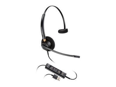 HP - Poly : ENCOREPRO 515 USB-M TEAMS CERT MONAURAL USB CALL CENTER HEADSET