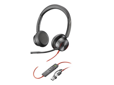 HP - Poly : POLY BW 8225 STEREO USB-C HS +USB-C/A