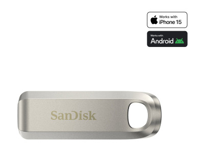 SANDISK : ULTRA LUXE TYPE-C FLASH drive 128GB USB 3.2 G1 PREM METAL DES