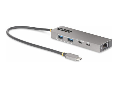 Startech : 3-PORT USB-C HUB 2.5GB ETHERNET 100W POWER DELIVERY PASSTHROUGH