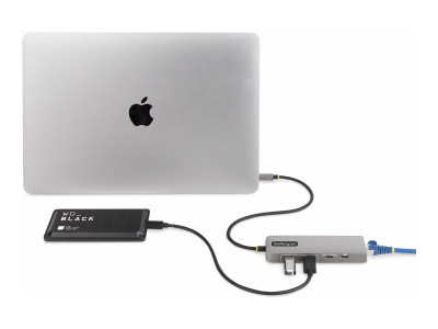 Startech : 3-PORT USB-C HUB 2.5GB ETHERNET 100W POWER DELIVERY PASSTHROUGH