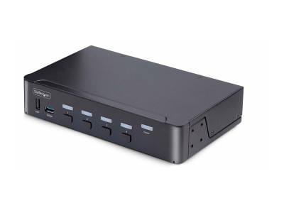 Startech : 4-PORT DISPLAYPORT KVM SWITCH - 8K 60HZ HOTKEYS TAA COMPLIANT
