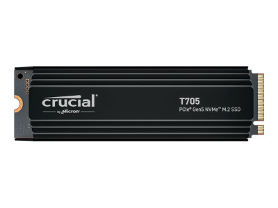 Crucial : CRUCIAL T705 2TB PCIE GEN5 NVME M.2 SSD avec HEATSINK