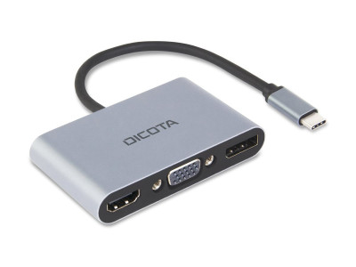 Dicota : USB-C PORTABLE 5-IN-1 DOCKING STATION 4K HDMI/DP PD 100W