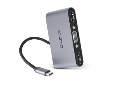 Dicota : USB-C PORTABLE 5-IN-1 DOCKING STATION 4K HDMI/DP PD 100W