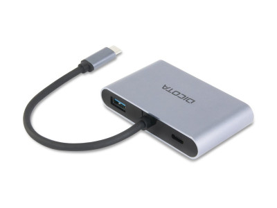 Dicota : USB-C PORTABLE 5-IN-1 DOCKING STATION 4K HDMI/DP PD 100W
