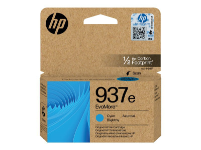 HP : HP 937E EVOMORE CYAN cartouche d'encre