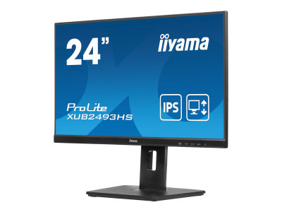 Iiyama : XUB2493HS-B6 23.8IN IPS FHD 250CD/HDMI/DP/HAS