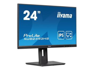 Iiyama : XUB2493HS-B6 23.8IN IPS FHD 250CD/HDMI/DP/HAS