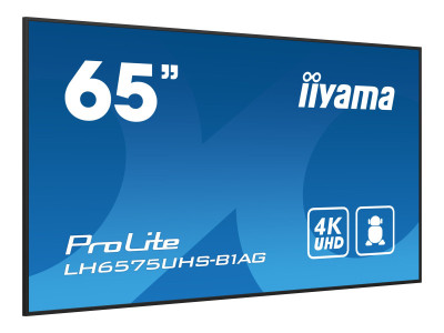Iiyama : 65IN IPS PANEL 4K UHD 3840X2160 8MS 24/7 500CD/M2 1200:1 3XHDMI