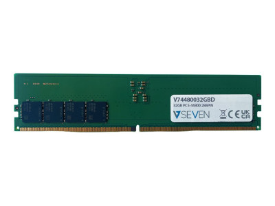 V7 : 32GB DDR5 PC5-44800 288PIN 5600MHZ DIMM UNBUFFERED DUAL