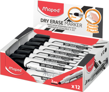 Maped Marqueur pour tableau blanc Marker'Peps Jumbo, noir