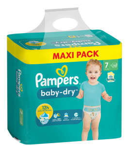Pampers Couche baby-dry, taille 4 Maxi, Maxi Pack