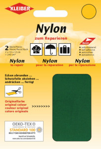 KLEIBER Pièce de réparation nylon, autocollant, abricot