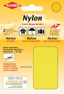 KLEIBER Pièce de réparation nylon, autocollant, abricot