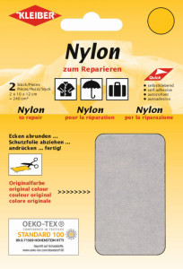 KLEIBER Pièce de réparation nylon, autocollant, abricot