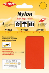 KLEIBER Pièce de réparation nylon, autocollant, abricot
