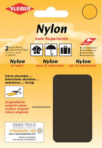KLEIBER Pièce de réparation nylon, autocollant, abricot
