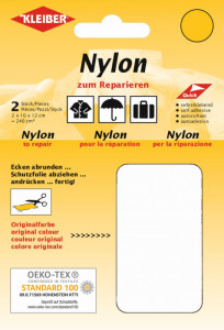 KLEIBER Pièce de réparation nylon, autocollant, abricot