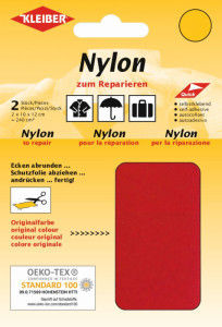 KLEIBER Pièce de réparation nylon, autocollant, abricot