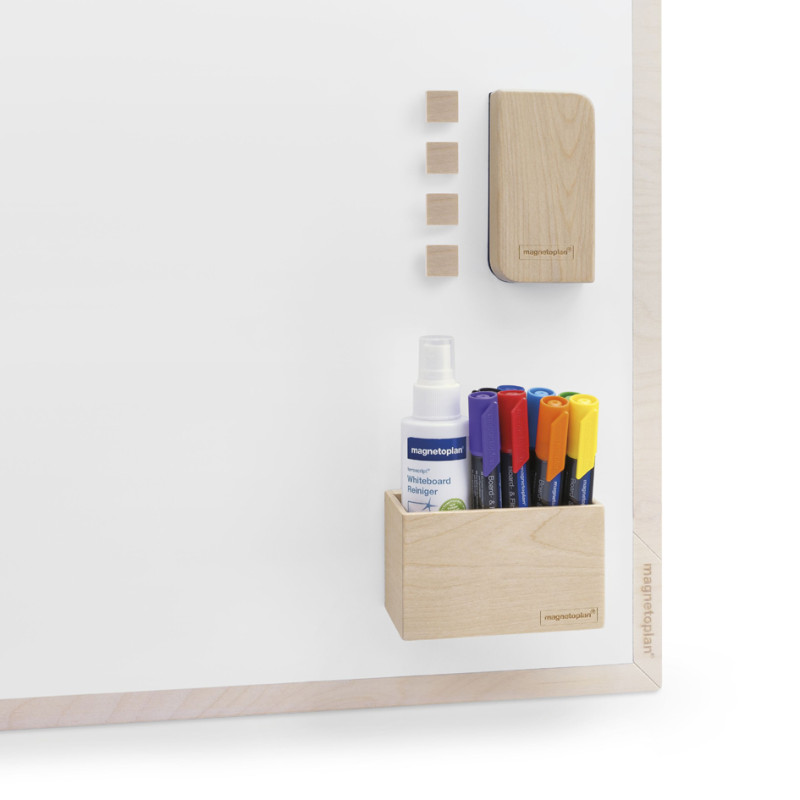 magnetoplan Organiseur de tableau Wood Series, bouleau