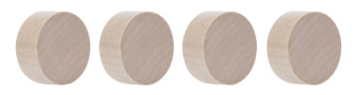 magnetoplan Aimant néodyme Wood Series Circle, bouleau