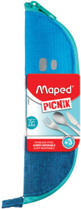 Maped PICNIK Set de couverts CONCEPT KIDS, pochette rose