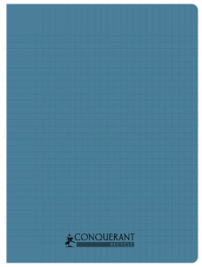 CONQUERANT CLASSIQUE Cahier recyclé, 240 x 320 mm, bleu