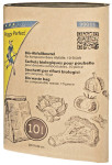 Peggy Perfect Sac poubelle compostable, 10 litres, marron Peggy Perfect Sac poubelle compostable, 10 litres, marron