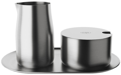 alfi Service lait & sucre, en inox, mat, 4 pièces