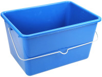 Peggy Perfect Seau avec anse en acier, 12 litres, bleu