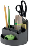 HAN Multipot à crayons RONDO KARMA, 9 compartiments, noir HAN Multipot à crayons RONDO KARMA, 9 compartiments, noir