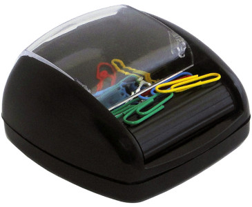 pavo Distributeur de trombones sur roulette magnétique, noir