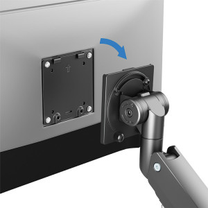 LogiLink Bras support pour écran, longeur: 526 mm, noir