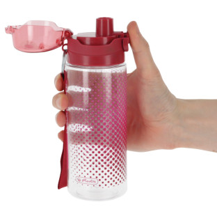 herlitz Trinkflasche, 0,5 Liter, rot
