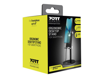 Port Technology : STAND ERGONOMIC SMARTPHONE ALUMINIUM