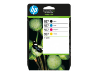 HP : 937 CMYK 4-pack BLISTER ORIGINAL INK cartridge