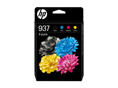 HP : 937 CMYK 4-pack BLISTER ORIGINAL INK cartridge