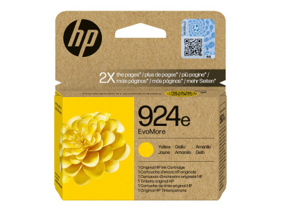 HP : HP 924E EVOMORE YELLOW EN/DE/PL/CZ INK cartridge