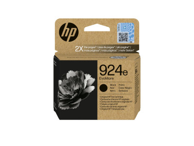 HP : HP 924E EVOMORE BLACK EN/DE/PL/CZ INK cartridge